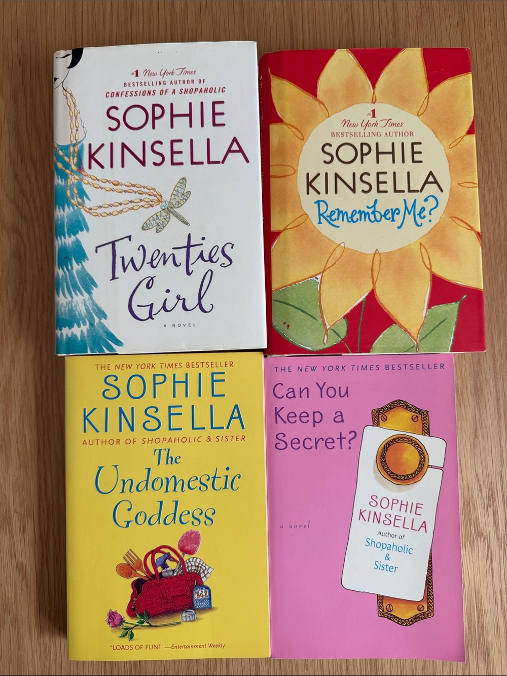 Sophie Kinsella Novels (Set of 4) - Assorted Covers